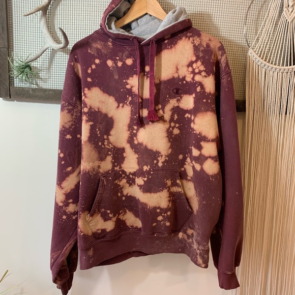 champion acid wash hoodie